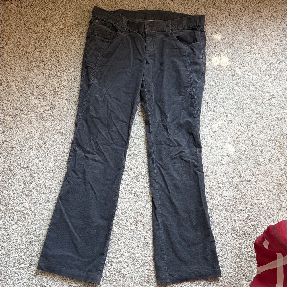 Rubbish Dark Gray Flare Jeans